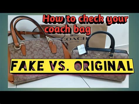 how to tell if coach bag is real or fake|coach authenticity check serial number.